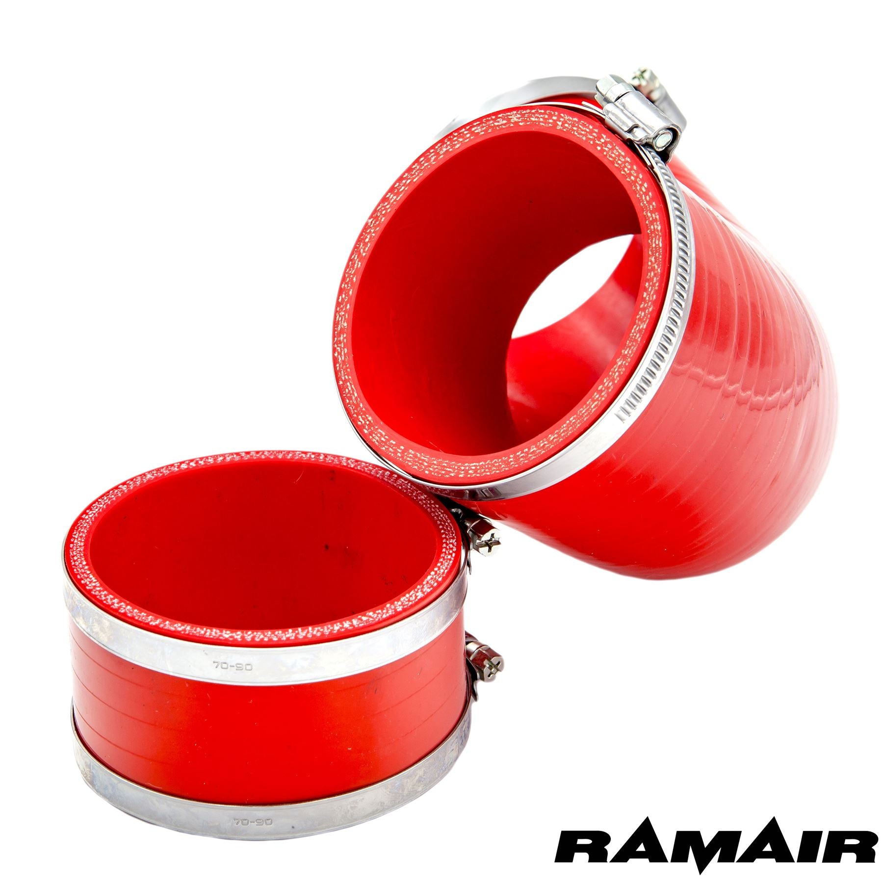 Performance Foam Induction Kit for MK2 Focus ST with ECU Holder - Red Hoses