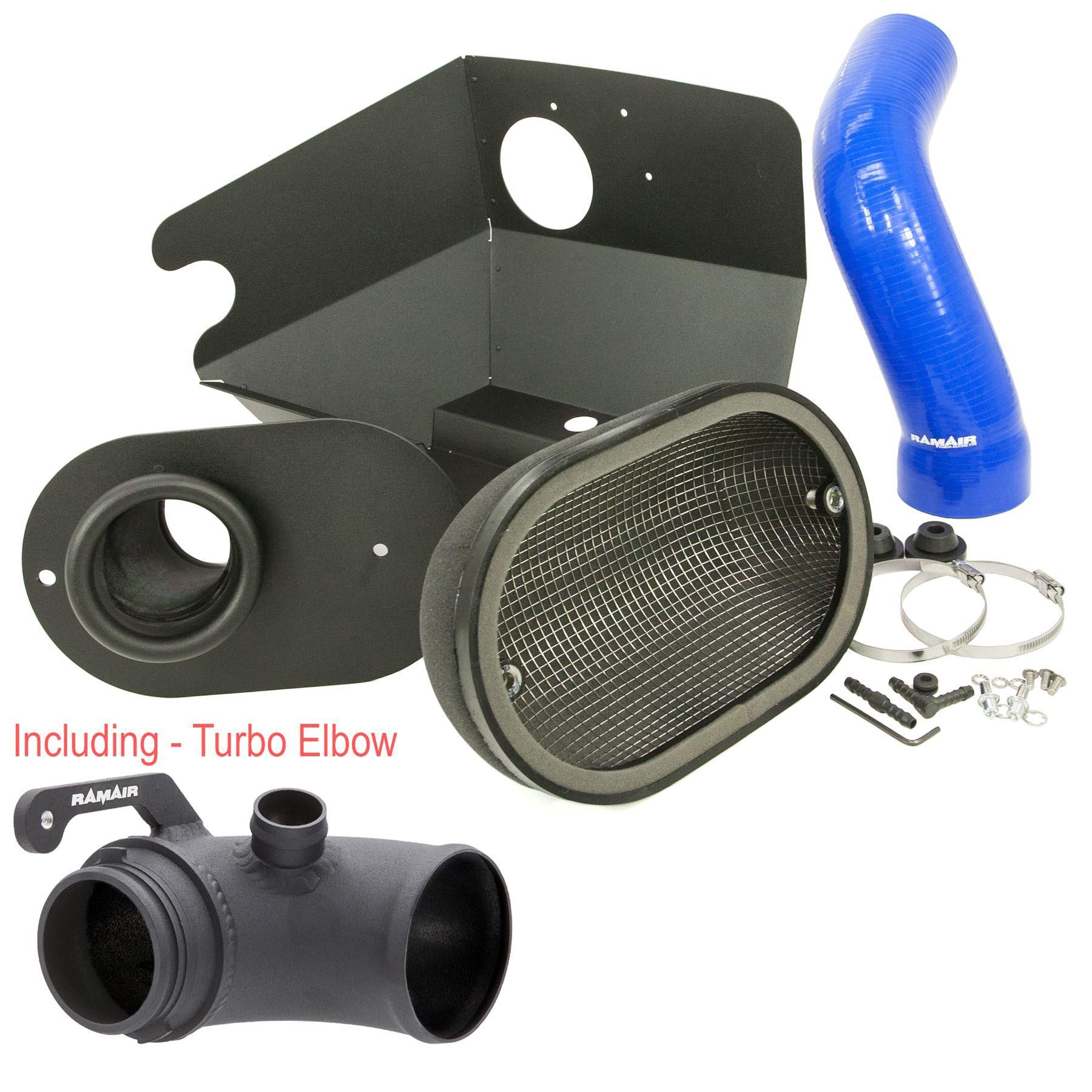 Performance Foam Induction Kit With Turbo Elbow for 2.0 TSI MQB VAG - Blue Hose