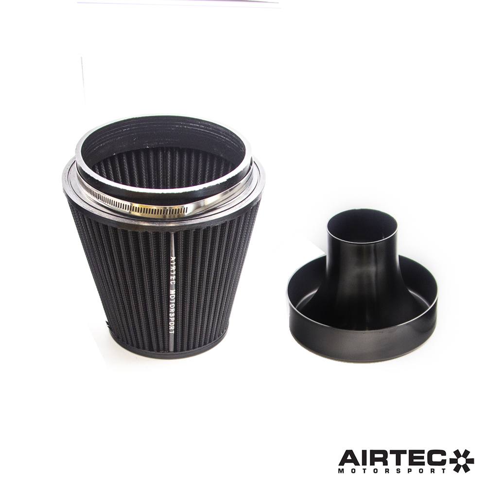 AIRTEC Motorsport Group A Cone Filter with Alloy Trumpet for Cosworth – T3 & T34 Turbos