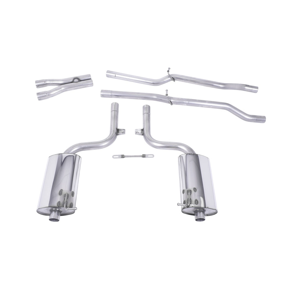 Milltek Cat Back Exhaust Audi S4 4.2 V8 Quattro B6 Saloon / Sedan, Avant, and Cabriolet 03-05-Exhaust System-carbonizeduk