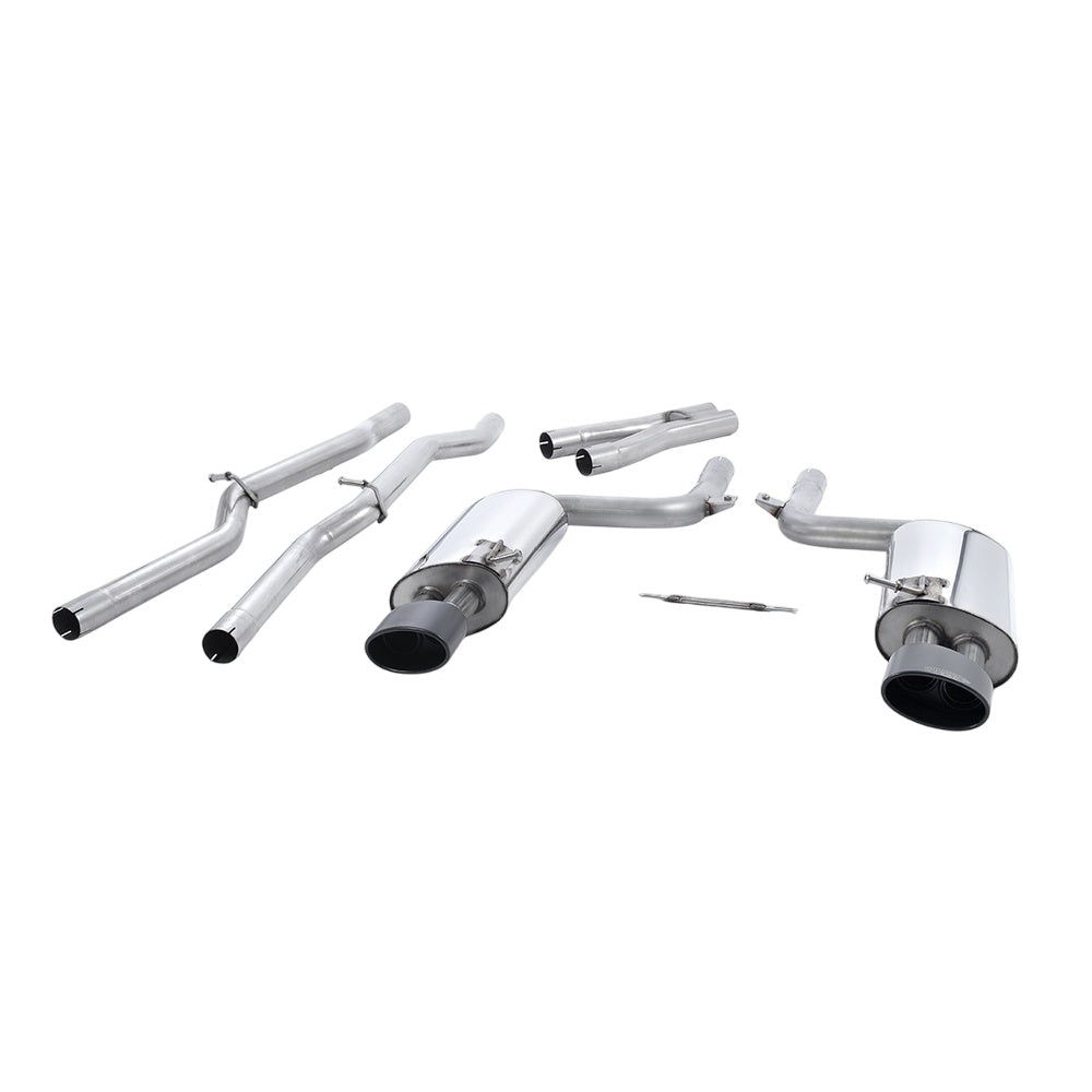 Milltek Cat Back Exhaust Audi RS4 B7 4.2 V8 Saloon, Avant and Cabriolet 06-08-Exhaust System-carbonizeduk