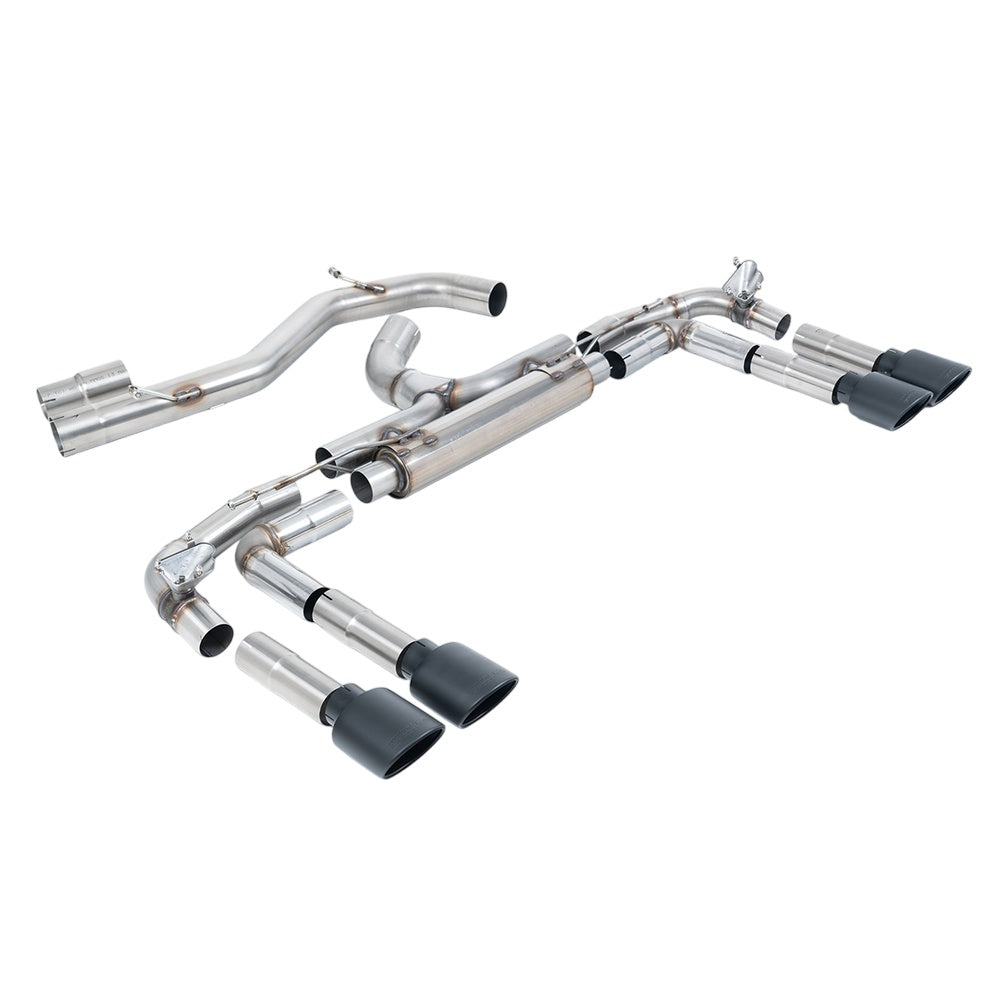 Milltek Cat Back Exhaust Audi S3 2.0 TFSi Quattro Saloon / Sedan 310PS 8Y (North American / Non-OPF Models Only) 22-25-Exhaust System-carbonizeduk
