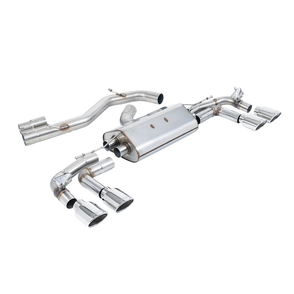 Milltek Particulate Filter-back Exhaust Audi S3 2.0 TFSi Quattro Sportback 310PS 8Y (OPF/GPF Models Only) 20-25-Exhaust System-carbonizeduk