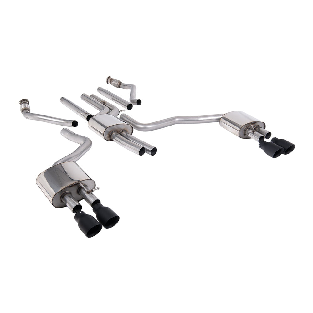 Milltek Cat Back Exhaust Audi A6 3.0TFSi V6 (S-Line Facelift Models Only) C7.5 15-18-Exhaust System-carbonizeduk