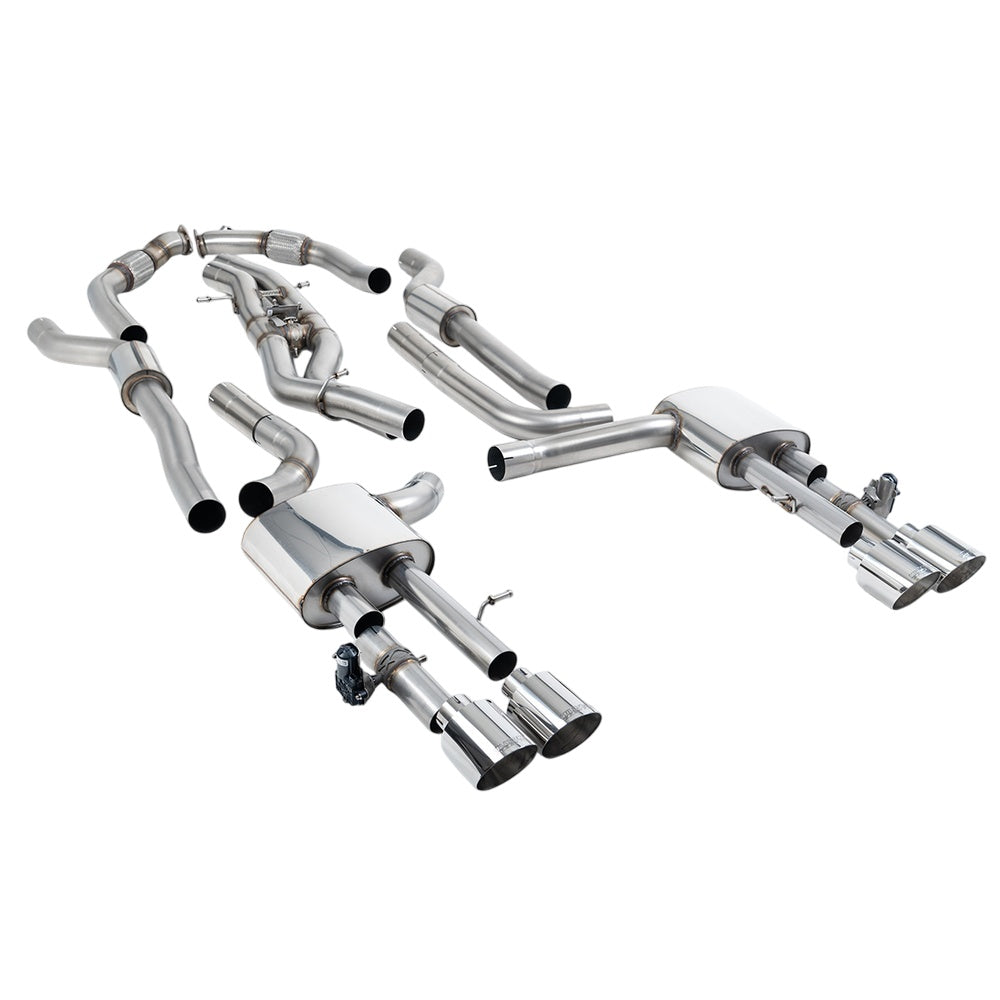 Milltek Cat Back Exhaust Audi S8 D5 4.0 TFSi V8 Saloon / Sedan Long Wheel Base (Non OPF/GPF US/ROW Models) 20-25-Exhaust System-carbonizeduk