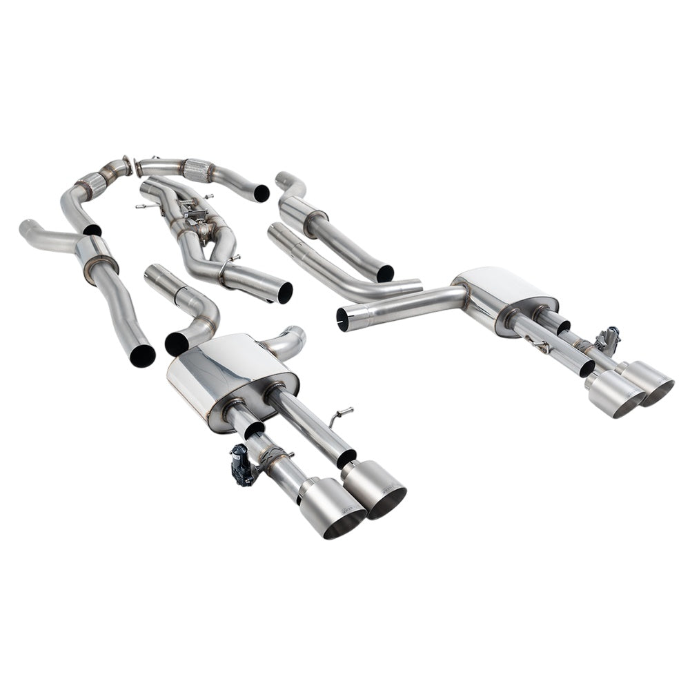 Milltek Cat Back Exhaust Audi S8 D5 4.0 TFSi V8 Saloon / Sedan Long Wheel Base (Non OPF/GPF US/ROW Models) 20-25-Exhaust System-carbonizeduk