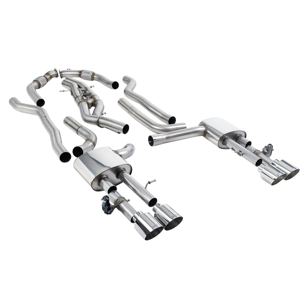 Milltek Cat Back Exhaust Audi S8 D5 4.0 TFSi V8 Saloon / Sedan Long Wheel Base (Non OPF/GPF US/ROW Models) 20-25-Exhaust System-carbonizeduk