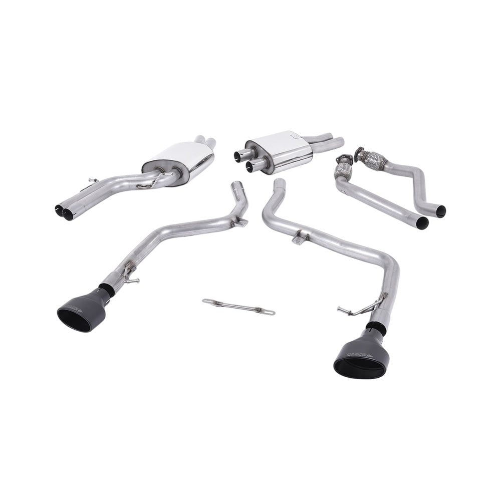 Milltek Cat Back Exhaust Audi S4 3.0 Supercharged V6 B8 09-12-Exhaust System-carbonizeduk