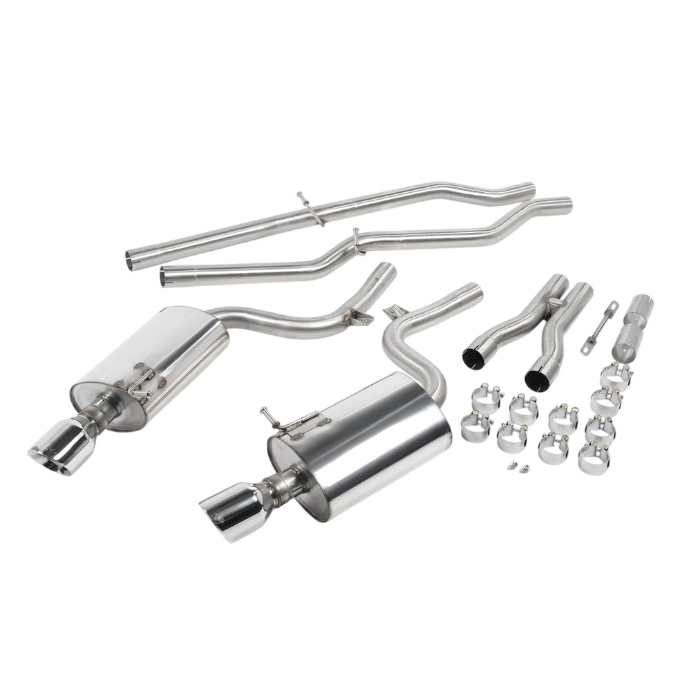 Milltek Cat Back Exhaust Audi S4 4.2 V8 Quattro B6 Saloon / Sedan, Avant, and Cabriolet 03-05-Exhaust System-carbonizeduk