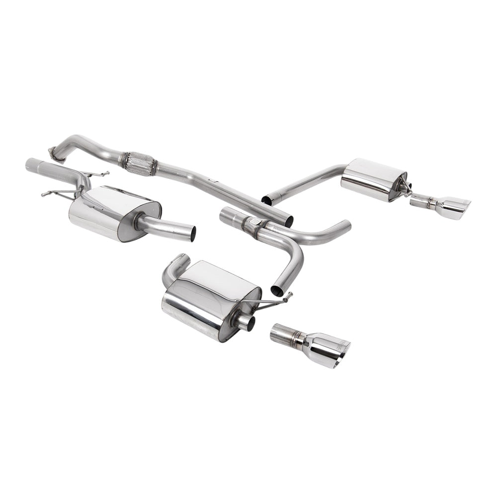 Milltek Cat Back Exhaust Audi A5 Sportback 2.0 TFSi 2WD and Quattro Multitronic / S-Tronic 09-12-Exhaust System-carbonizeduk