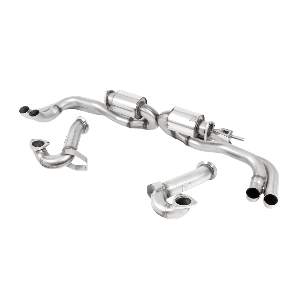 Milltek Cat Back Exhaust Audi R8 V10 5.2 FSI Quattro Coupe and Spyder (excludes V10 Plus models) 09-12-Exhaust System-carbonizeduk