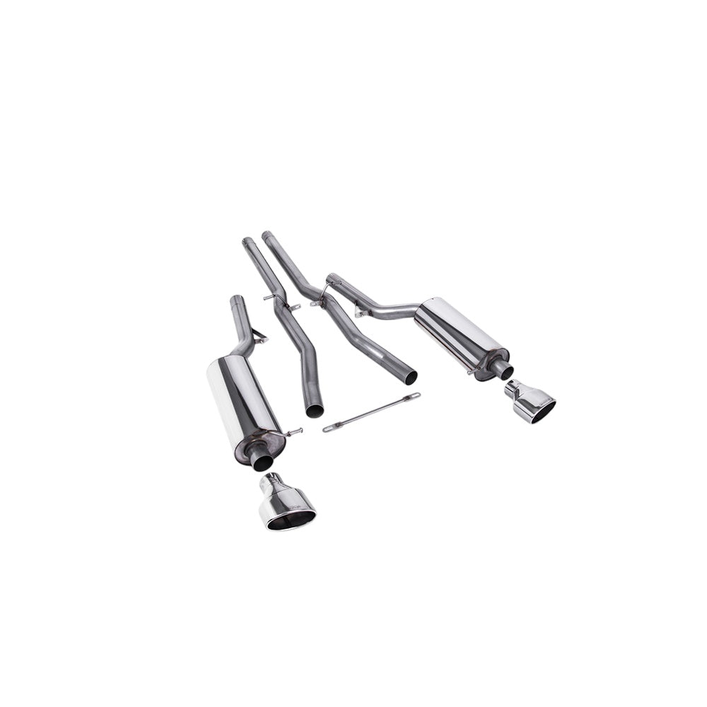 Milltek Cat Back Exhaust Audi RS6 C5 V8 Bi-Turbo Saloon and Avant 02-04-Exhaust System-carbonizeduk