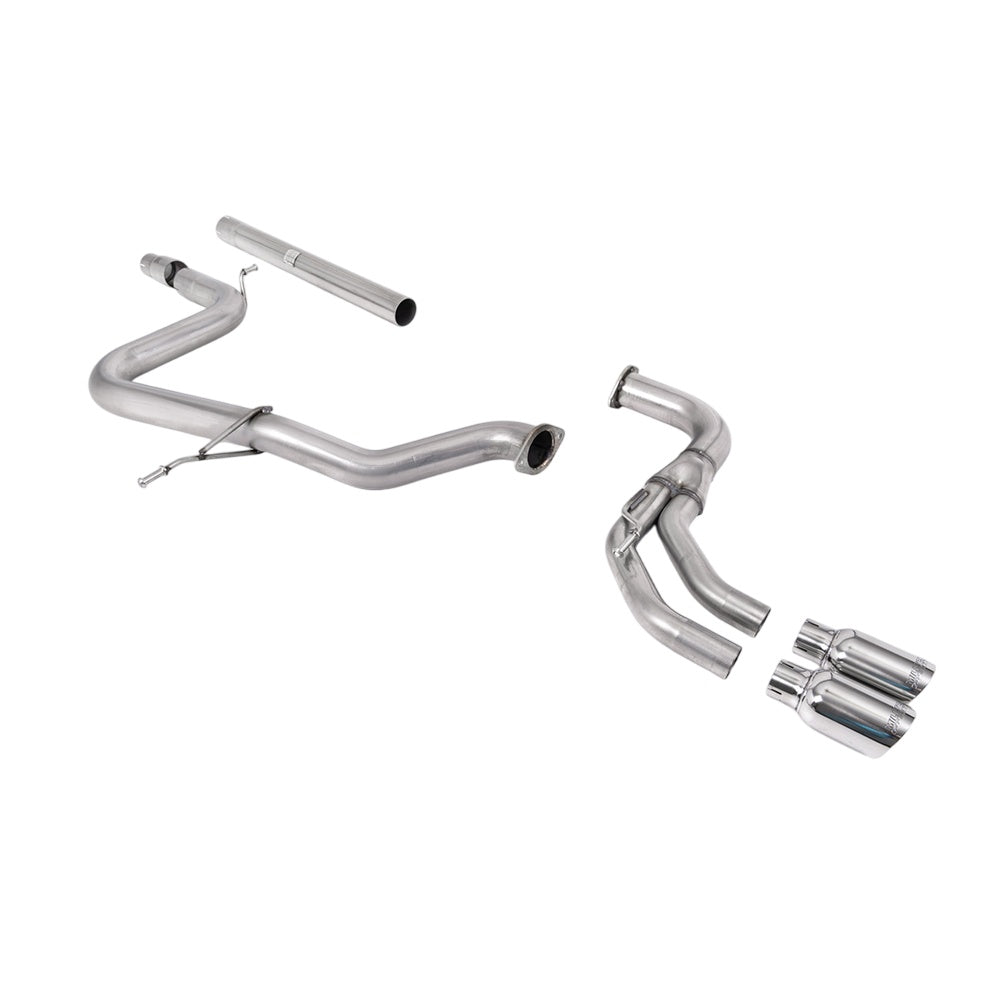 Milltek Cat Back Exhaust Audi A3 2.0 TDI 184PS MQB 2WD (3-Door and Sportback Models) 13-20-Exhaust System-carbonizeduk