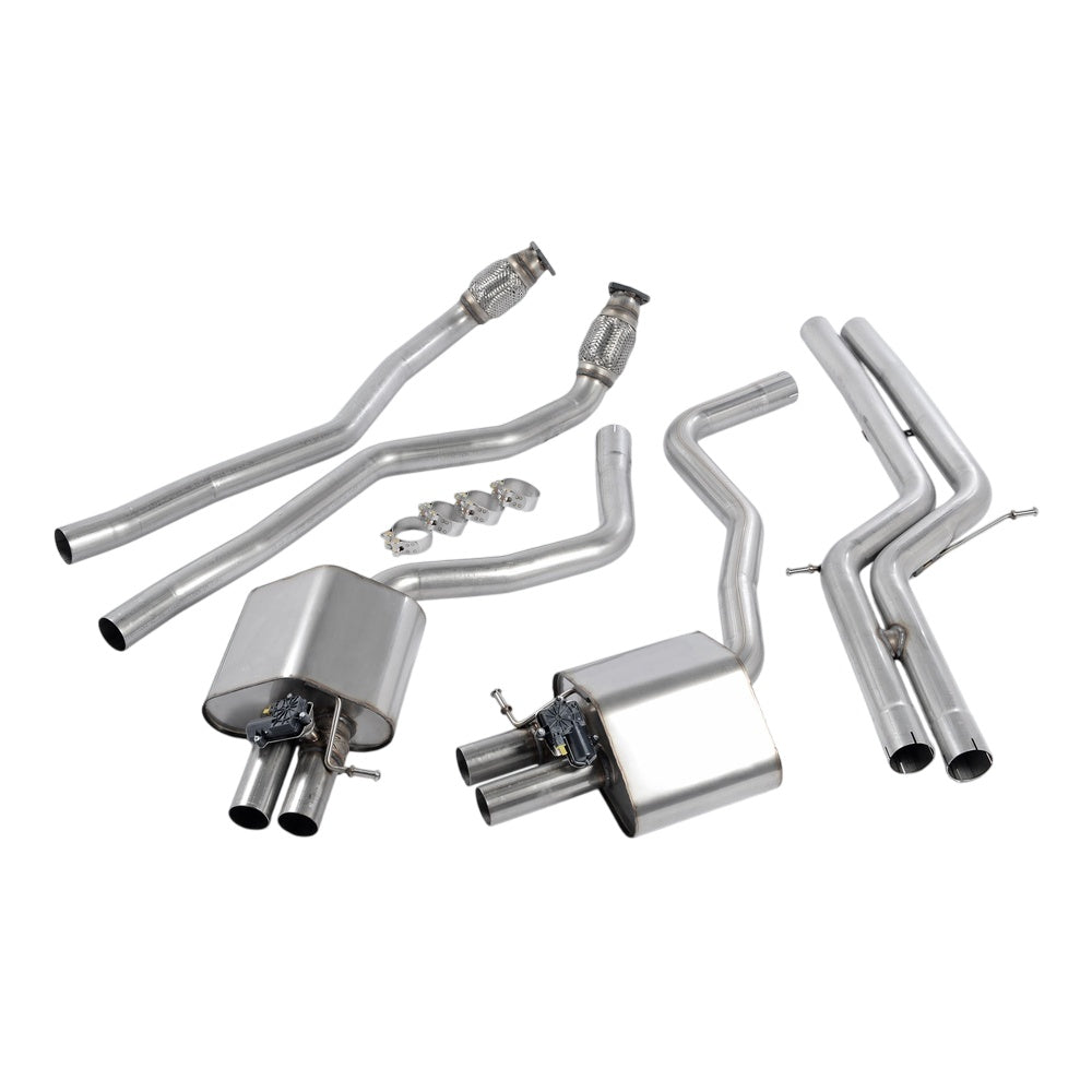 Milltek Cat Back Exhaust Audi RS6 C7 4.0 TFSi biturbo Quattro inc Performance Edition 13-18-Exhaust System-carbonizeduk
