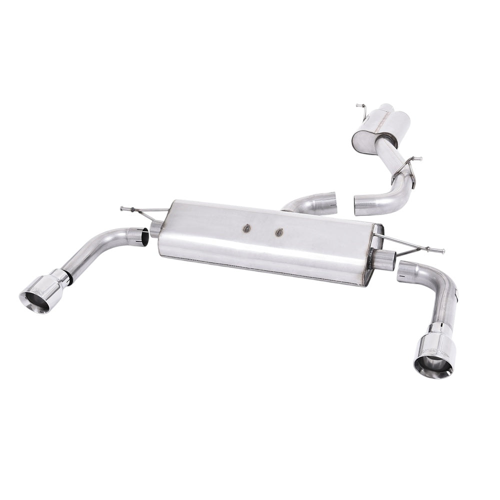 Milltek Cat Back Exhaust Audi A3 2.0 TFSi Quattro Sedan 8V (US-only) 14-20-Exhaust System-carbonizeduk