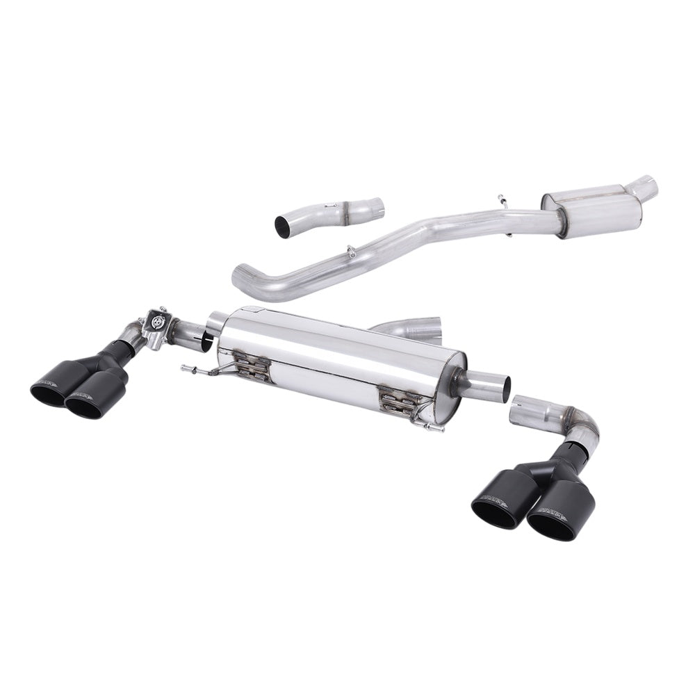 Milltek Cat Back Exhaust Audi S1 2.0 TFSi Quattro 14-18-Exhaust System-carbonizeduk
