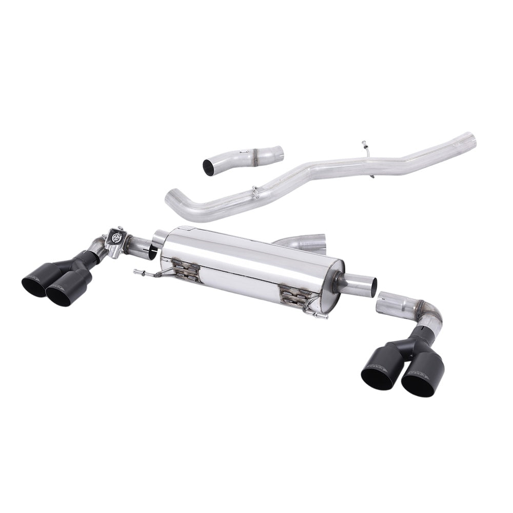 Milltek Cat Back Exhaust Audi S1 2.0 TFSi Quattro 14-18-Exhaust System-carbonizeduk