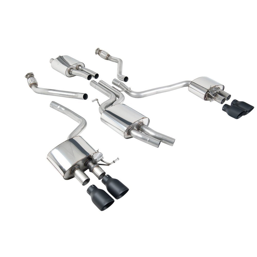 Milltek Cat Back Exhaust Audi SQ5 3.0 TFSi Supercharged 13-16-Exhaust System-carbonizeduk