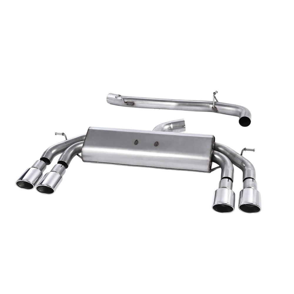 Milltek Cat Back Exhaust Audi S3 2.0 TFSi Quattro Sportback 8V/8V.2 (Non-GPF Equipped Models Only) 13-18-Exhaust System-carbonizeduk
