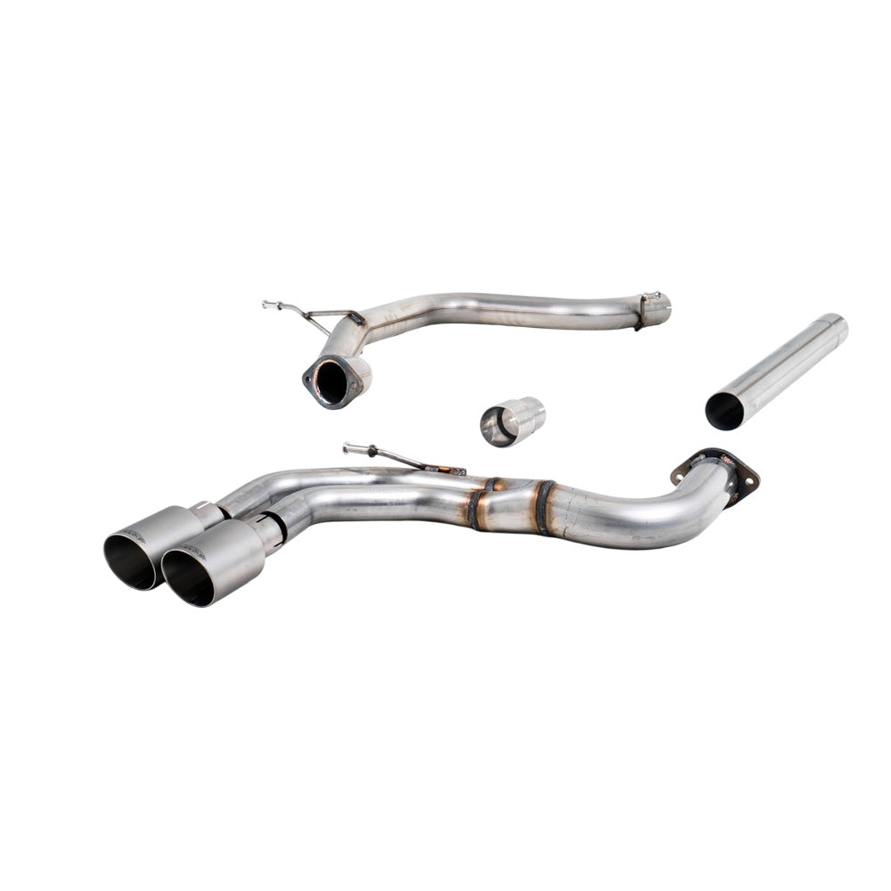 Milltek Cat Back Exhaust Audi A3 2.0 TDI 184PS MQB 2WD (3-Door and Sportback Models) 13-20-Exhaust System-carbonizeduk
