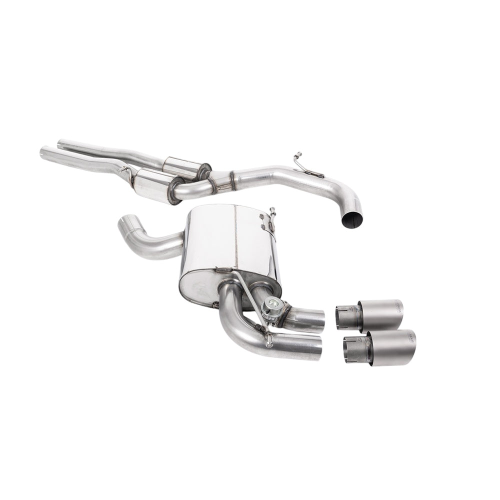 Milltek Cat Back Exhaust Audi RS3 Sportback S-Tronic (8P) 11-12-Exhaust System-carbonizeduk