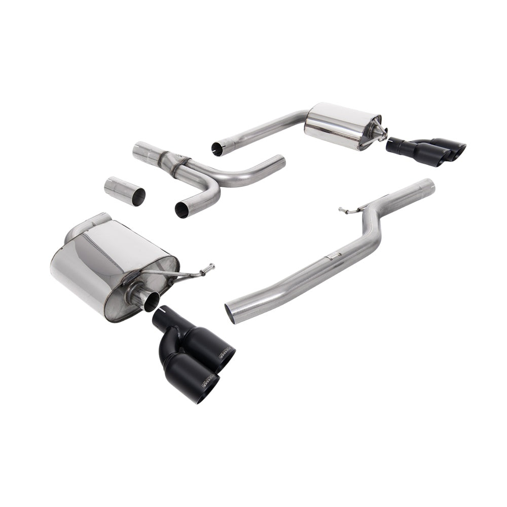 Milltek Cat Back Exhaust Audi A5 Coupe 3.0 TDi (DPF) Quattro 07-25-Exhaust System-carbonizeduk