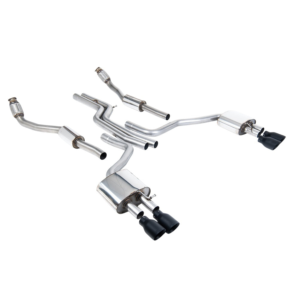 Milltek Cat Back Exhaust Audi S6 4.0 TFSi C7 Quattro 12-18-Exhaust System-carbonizeduk