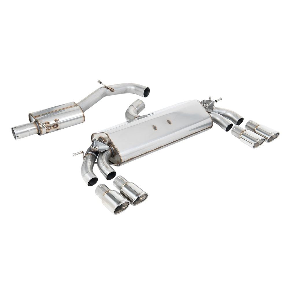 Milltek Cat Back Exhaust Audi S3 2.0 TFSi Quattro Sportback 8V.2 (GPF Equipped Models Only) 19-20-Exhaust System-carbonizeduk