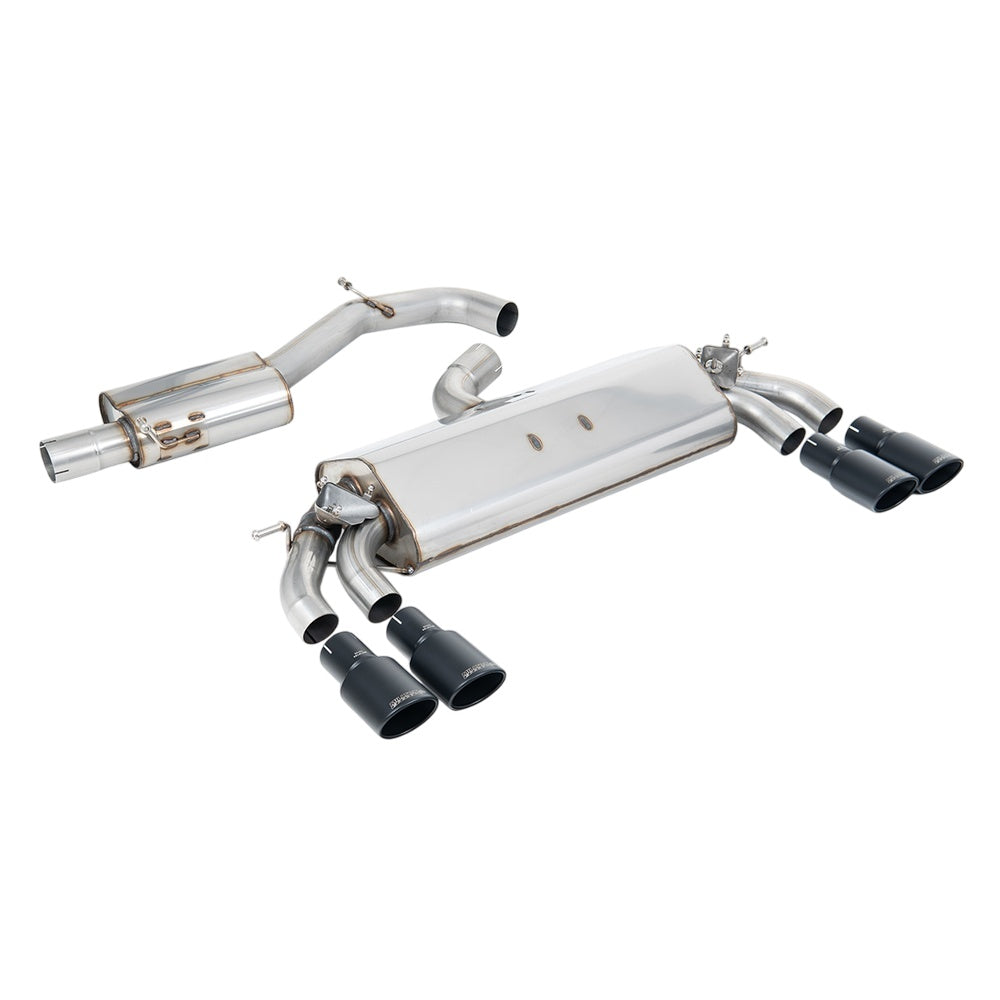 Milltek Cat Back Exhaust Audi S3 2.0 TFSi Quattro Sportback 8V.2 (GPF Equipped Models Only) 19-20-Exhaust System-carbonizeduk