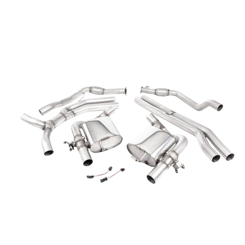 Milltek Cat Back Exhaust Audi RS4 B9 2.9 V6 Turbo Avant (OPF/GPF Models) 19-25-Exhaust System-carbonizeduk