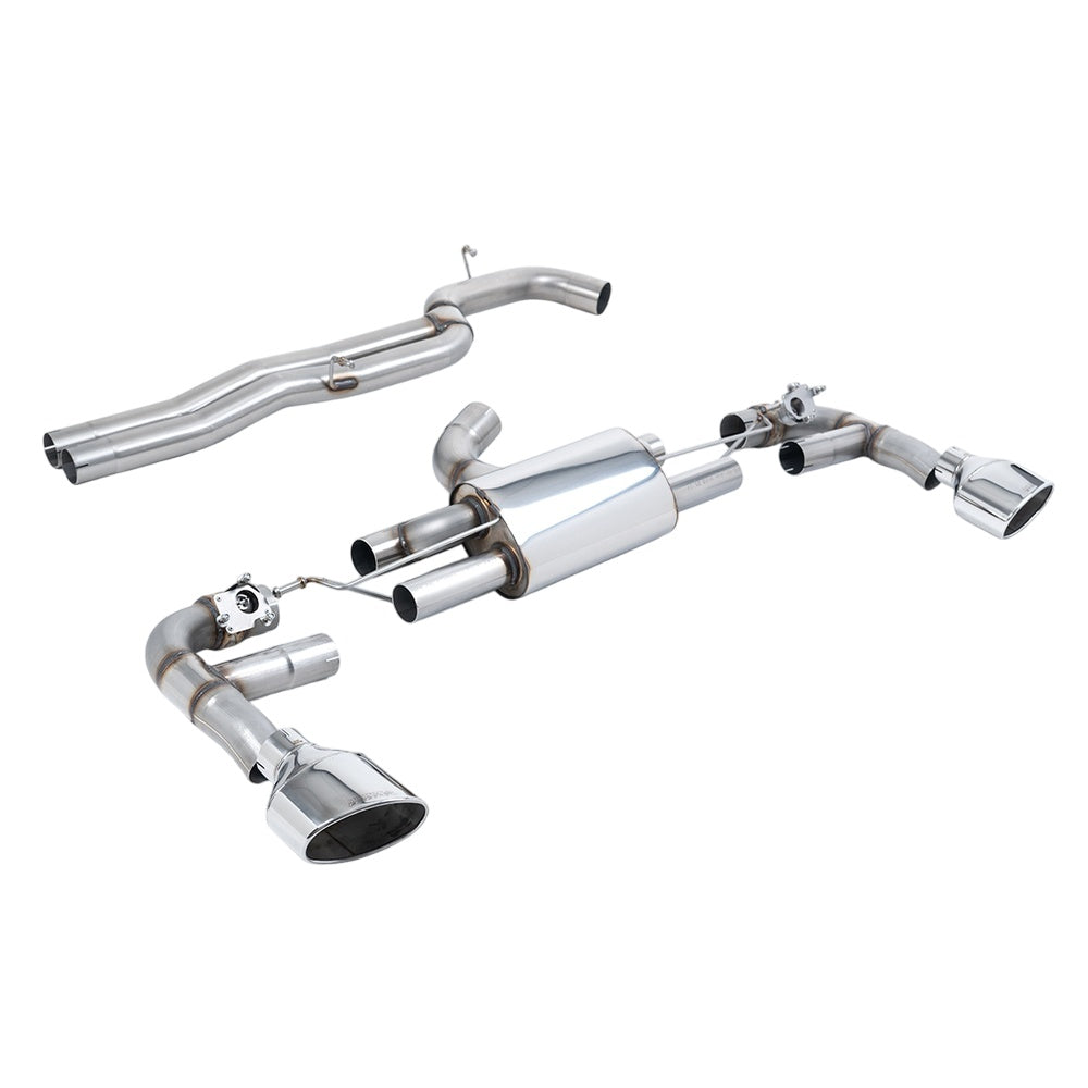 Milltek Cat Back Exhaust Audi RS3 Sportback 400PS (8V MQB Facelift Only) Non-OPF/GPF Models 17-18-Exhaust System-carbonizeduk