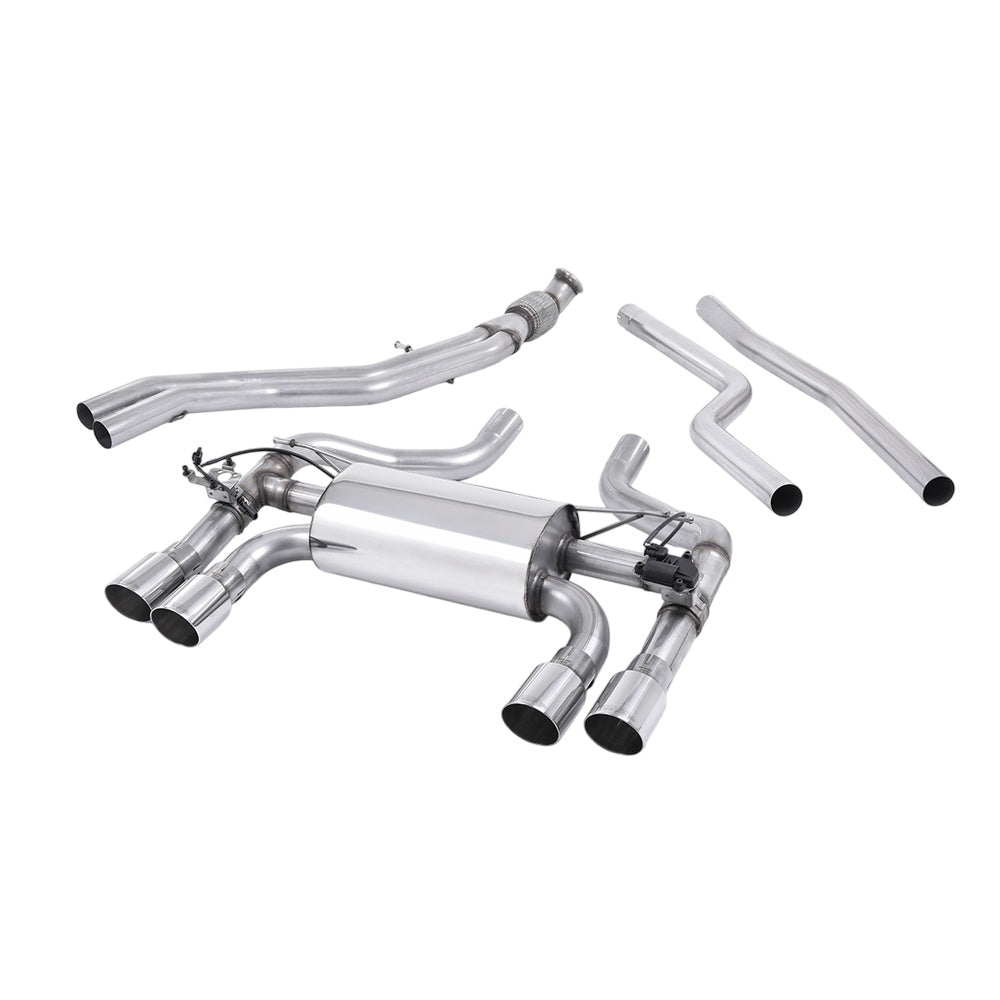 Milltek Cat Back Exhaust BMW 2 Series M2 Coupe (F87) 16-18-Exhaust System-carbonizeduk