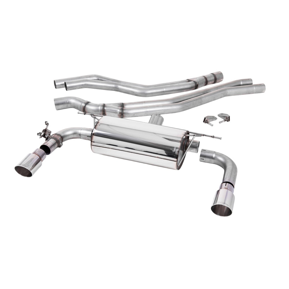 Milltek Cat Back Exhaust BMW 2 Series M240i Coupe (F22 LCI‚ Non-OPF and None xDrive) 15-18-Exhaust System-carbonizeduk