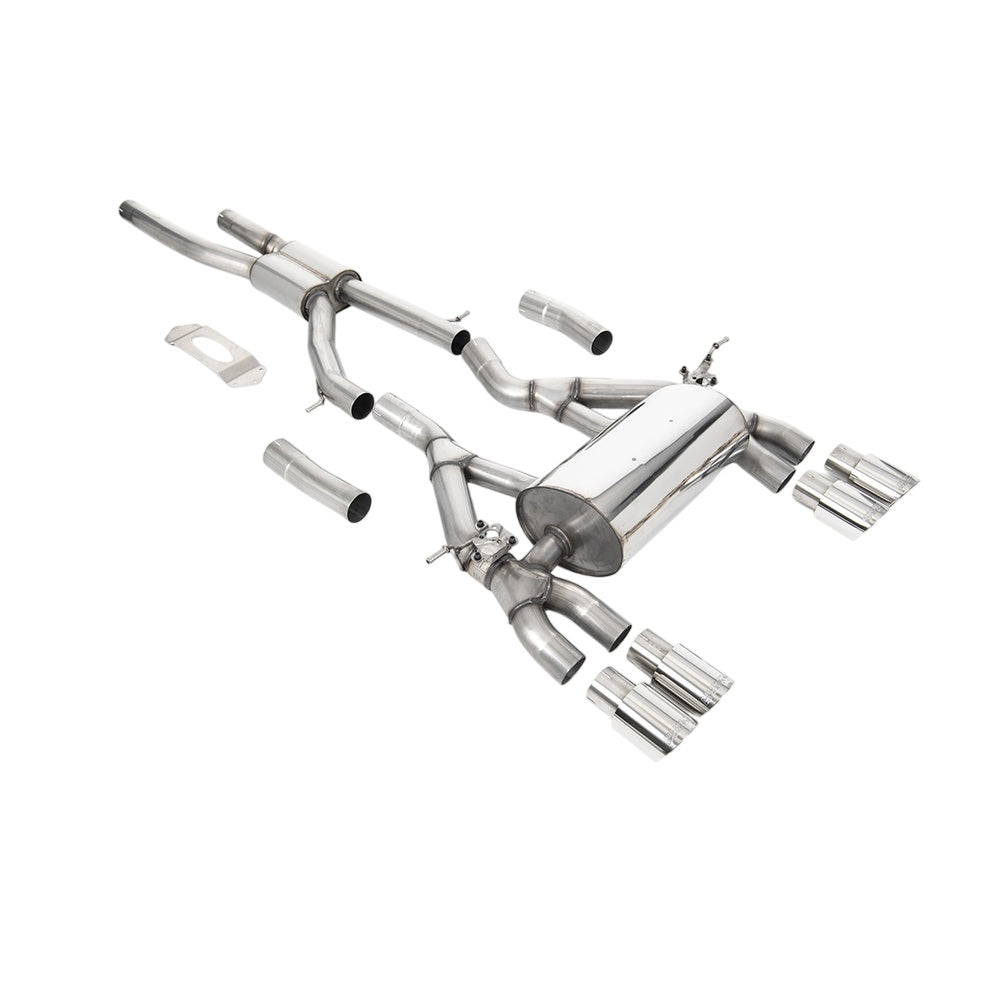 Milltek Cat Back Exhaust BMW 4 Series F82/83 M4 Coupe/Convertible, M4 Competition and M4 CS Coupe (OPF/GPF equipped models only) 19-20-Exhaust System-carbonizeduk