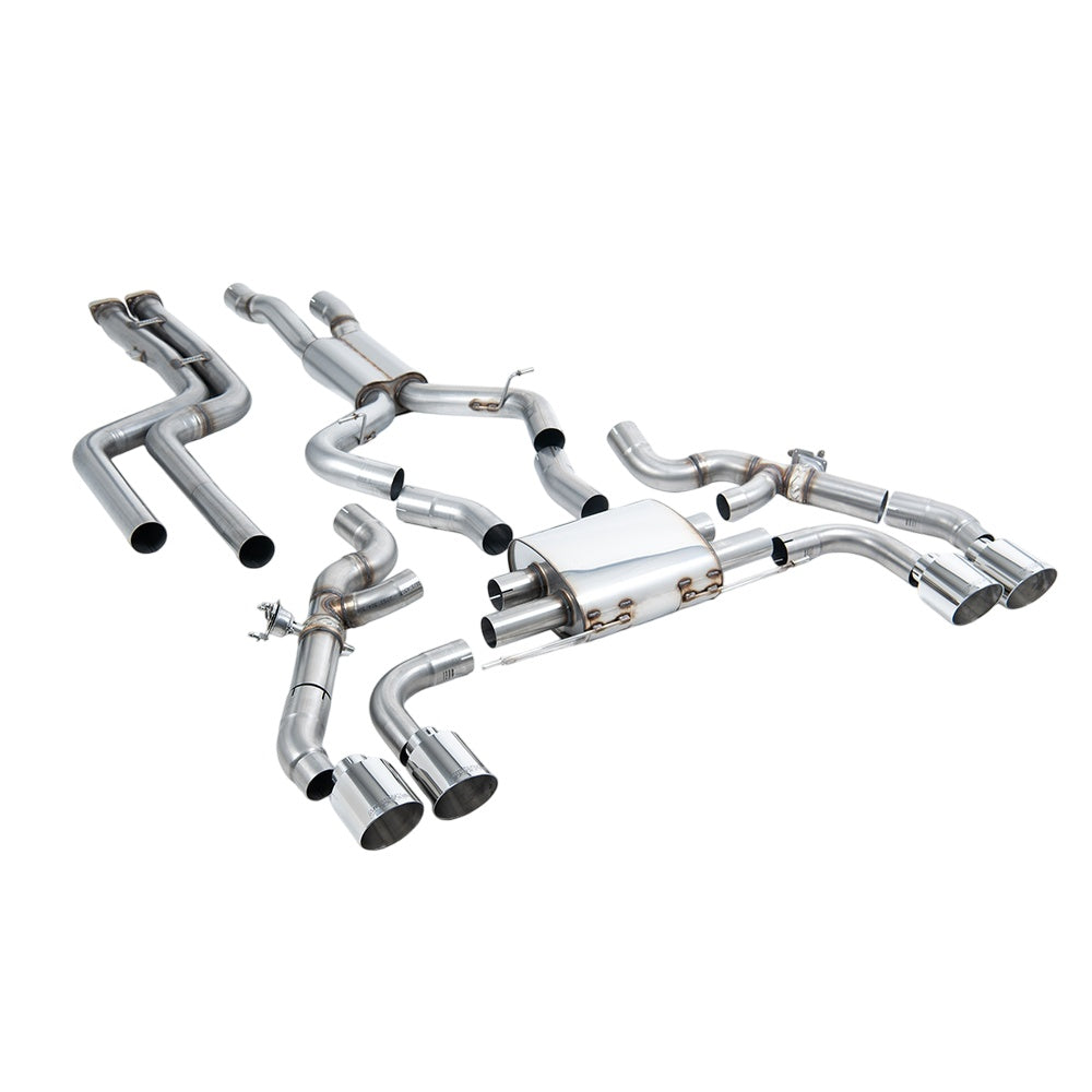 Milltek Downpipe-back Exhaust BMW X3 X3M / X3M Comp (G01) 3.0 (with OPF/GPF S58 Engine Pre LCI only) 19-21-Exhaust System-carbonizeduk