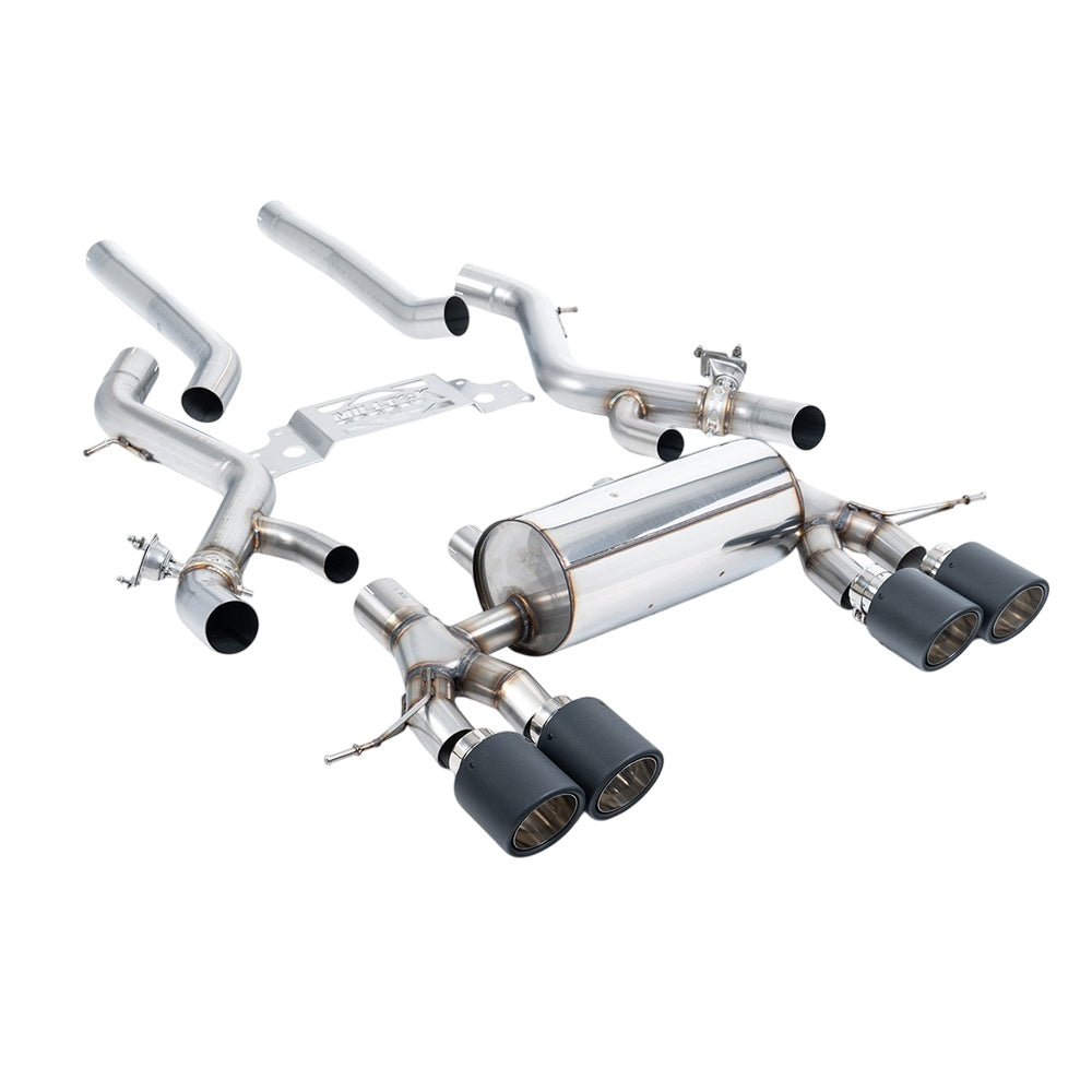 Milltek Secondary Cat Back Exhaust BMW 2 Series M2 Coupe (G87 S58 NAS Non-OPF/GPF Models) 23-25-Manifolds, Decats & Sports Cats-carbonizeduk