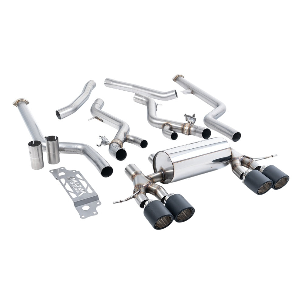 Milltek Cat Back Exhaust BMW 2 Series M2 Coupe (G87 S58 NAS Non-OPF/GPF Models) 23-25-Exhaust System-carbonizeduk