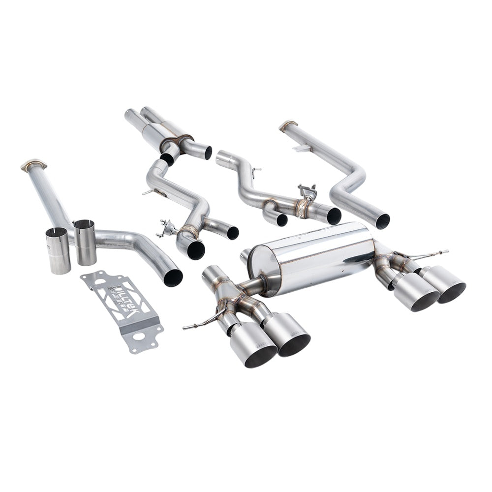 Milltek Cat Back Exhaust BMW 2 Series M2 Coupe (G87 S58 NAS Non-OPF/GPF Models) 23-25-Exhaust System-carbonizeduk