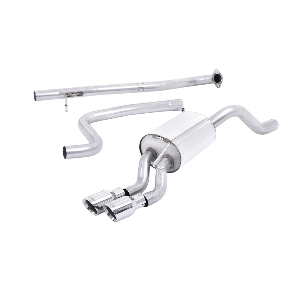 Milltek Cat Back Exhaust Ford Fiesta Mk7/Mk7.5 1.0T EcoBoost (100/125/140PS) 13-17-Exhaust System-carbonizeduk