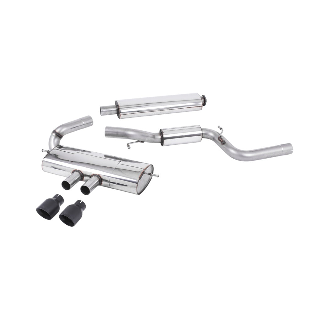 Milltek Cat Back Exhaust Ford Focus Mk3 ST 2.0 EcoBoost 5-Door Hatchback 12-18-Exhaust System-carbonizeduk