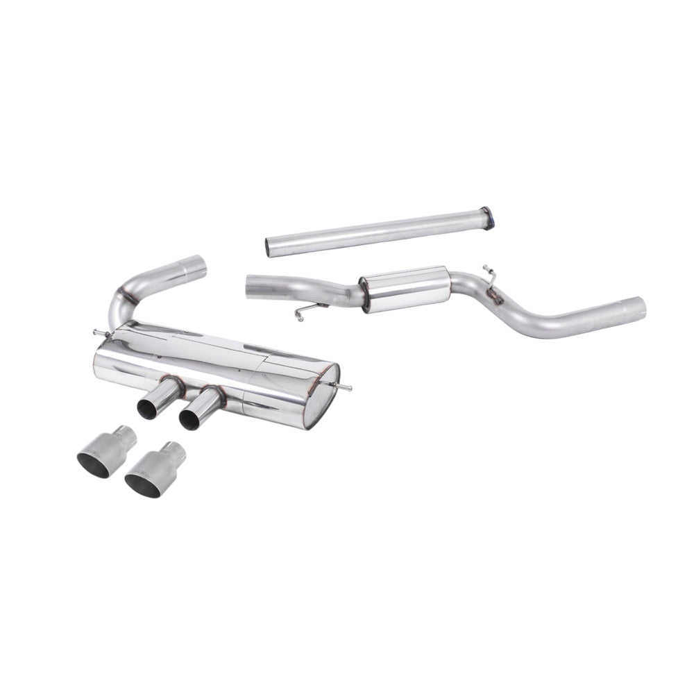 Milltek Cat Back Exhaust Ford Focus Mk3 ST 2.0 EcoBoost 5-Door Hatchback 12-18-Exhaust System-carbonizeduk