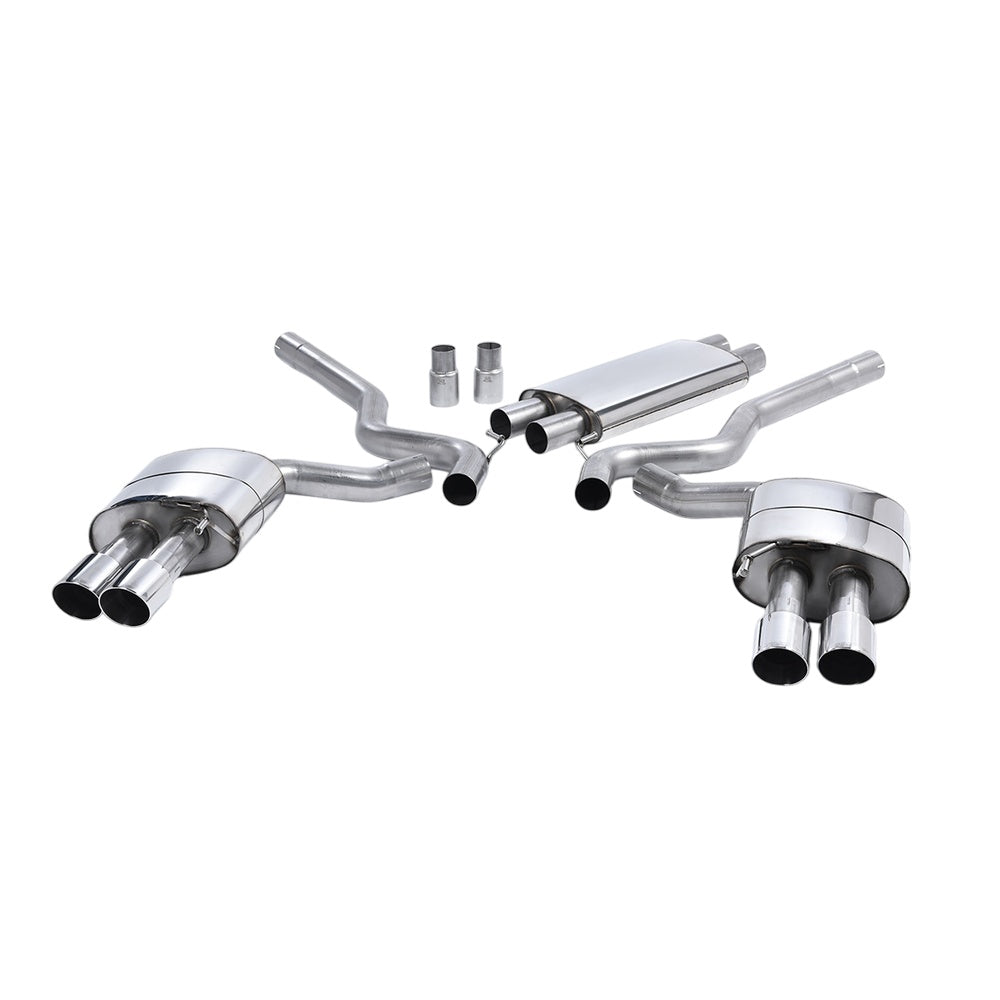 Milltek Cat Back Exhaust Ford Mustang 5.0 V8 GT (Fastback) 15-18-Exhaust System-carbonizeduk