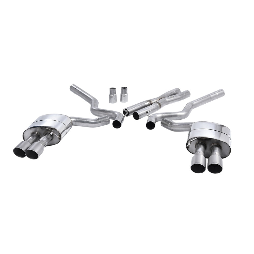 Milltek Cat Back Exhaust Ford Mustang 5.0 V8 GT (Fastback) 15-18-Exhaust System-carbonizeduk