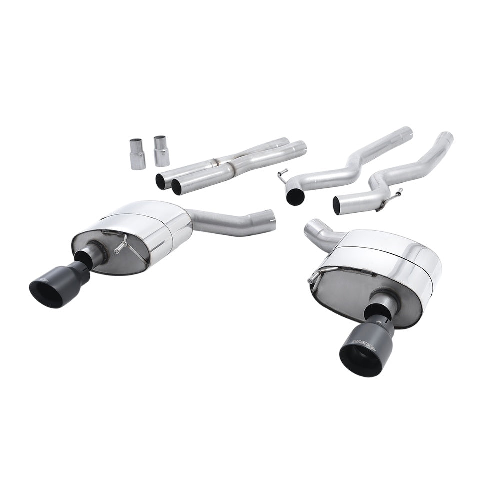 Milltek Cat Back Exhaust Ford Mustang 5.0 V8 GT (Fastback) 15-18-Exhaust System-carbonizeduk