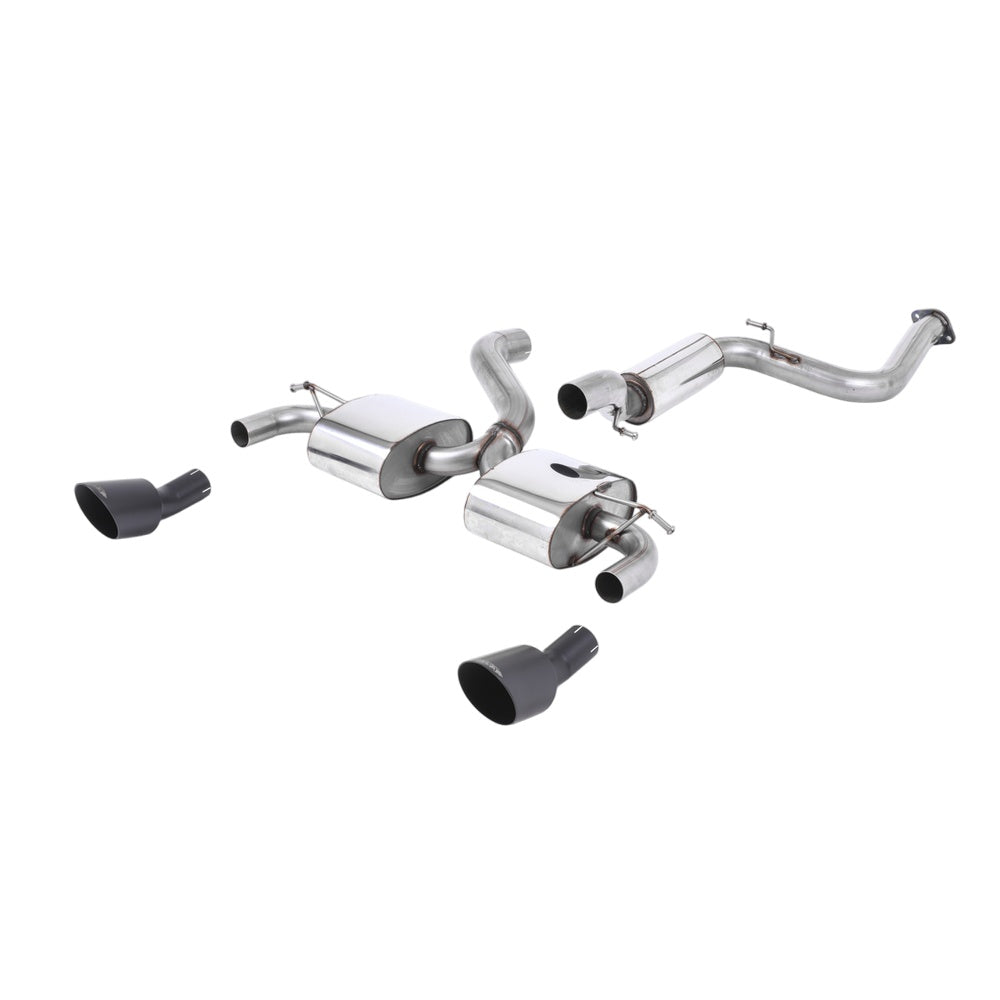 Milltek Cat Back Exhaust Ford Focus Mk2 RS 2.5T 305PS 09-10-Exhaust System-carbonizeduk