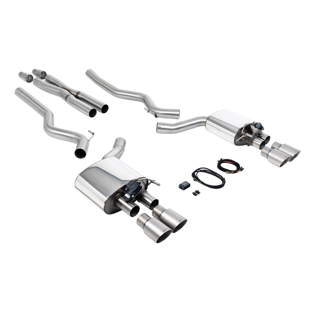 Milltek Cat Back Exhaust Ford Mustang 5.0 V8 GT (Fastback) 15-18-Exhaust System-carbonizeduk