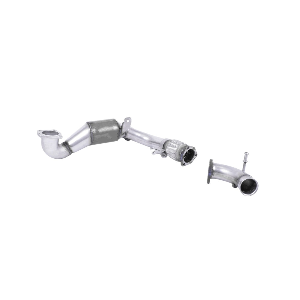 Milltek Cast Downpipe with Race Cat Exhaust Ford Fiesta Mk8 1.0T EcoBoost ST-Line 3 and 5-Door (Non-OPF/GPF Models Only) 17-19-Manifolds, Decats & Sports Cats-carbonizeduk