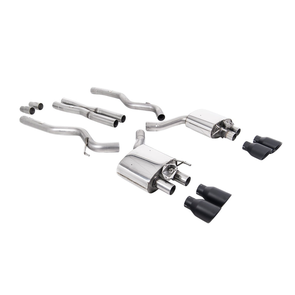 Milltek Cat Back Exhaust Ford Mustang 5.0 V8 GT (Fastback Facelift Model) 19-25-Exhaust System-carbonizeduk