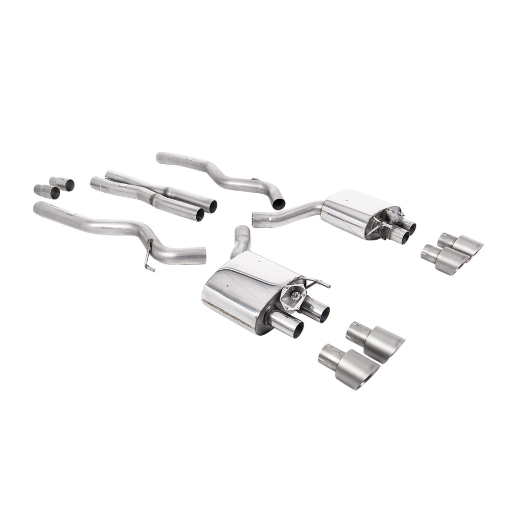 Milltek Cat Back Exhaust Ford Mustang 5.0 V8 GT (Fastback Facelift Model) 19-25-Exhaust System-carbonizeduk