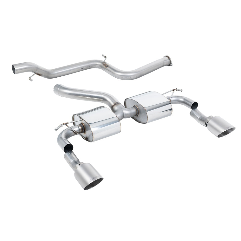 Milltek Cat Back Exhaust Ford Focus Mk2 RS 2.5T 305PS 09-10-Exhaust System-carbonizeduk